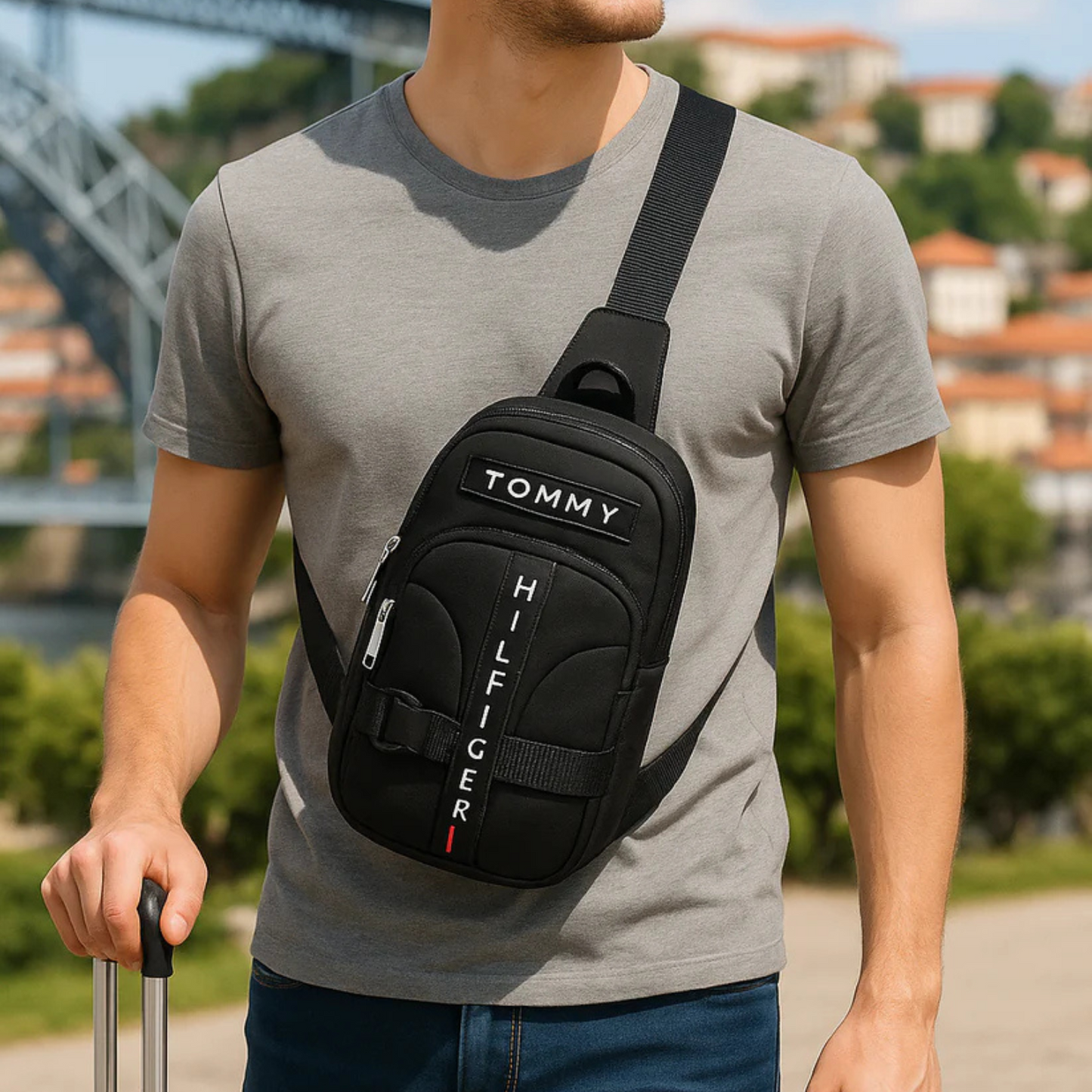 Men’s Casual Chest Bag – Sleek & Compact Crossbody for Daily Use & Travel